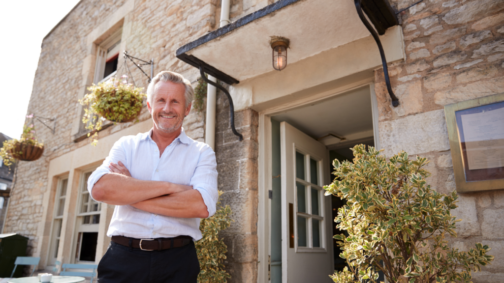 landlord outside property